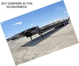 2017 DOEPKER 40 TON SCISSORNECK