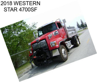 2018 WESTERN STAR 4700SF