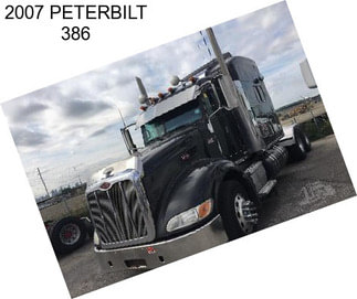 2007 PETERBILT 386