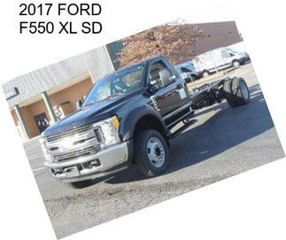 2017 FORD F550 XL SD