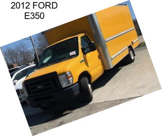 2012 FORD E350