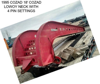 1995 COZAD 18\' COZAD LOWOY NECK WITH 4 PIN SETTINGS