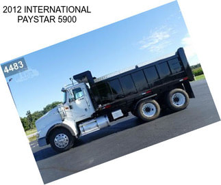 2012 INTERNATIONAL PAYSTAR 5900