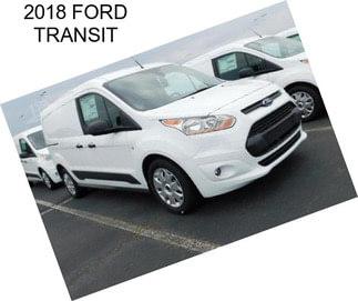 2018 FORD TRANSIT