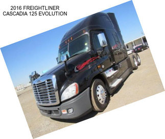 2016 FREIGHTLINER CASCADIA 125 EVOLUTION