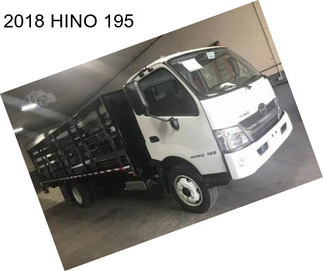 2018 HINO 195