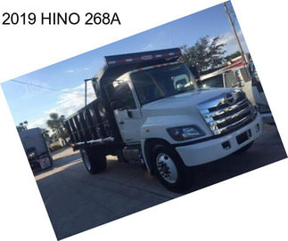 2019 HINO 268A