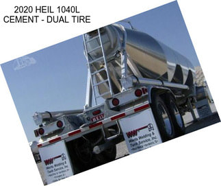 2020 HEIL 1040L CEMENT - DUAL TIRE