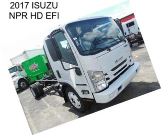 2017 ISUZU NPR HD EFI