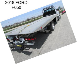 2018 FORD F650