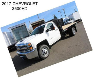 2017 CHEVROLET 3500HD