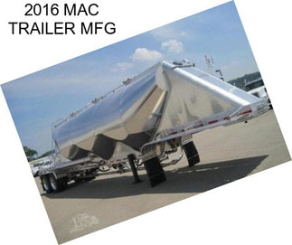 2016 MAC TRAILER MFG