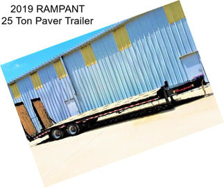 2019 RAMPANT 25 Ton Paver Trailer
