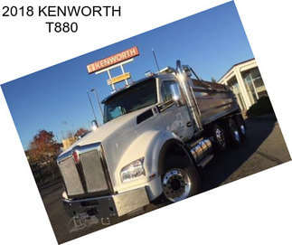 2018 KENWORTH T880