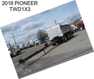 2018 PIONEER TWD1X3
