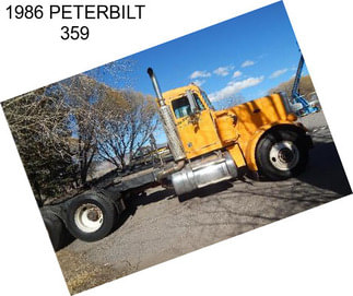1986 PETERBILT 359