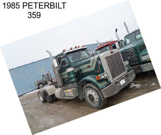 1985 PETERBILT 359