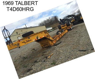 1969 TALBERT T4D60HRG