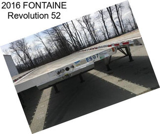 2016 FONTAINE Revolution 52