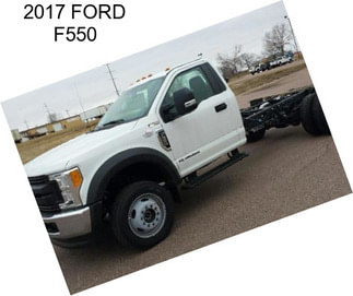 2017 FORD F550