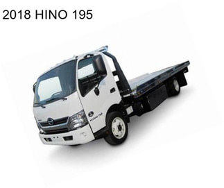 2018 HINO 195