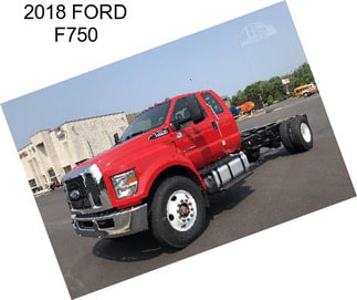 2018 FORD F750