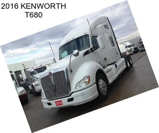 2016 KENWORTH T680