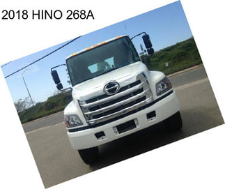 2018 HINO 268A