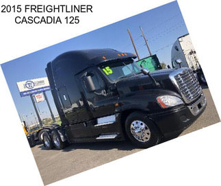 2015 FREIGHTLINER CASCADIA 125