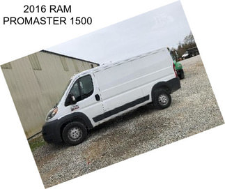 2016 RAM PROMASTER 1500