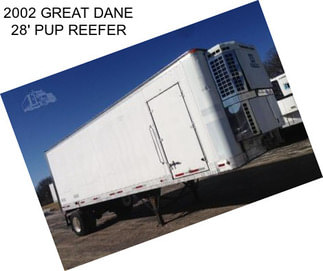 2002 GREAT DANE 28\' PUP REEFER