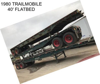 1980 TRAILMOBILE 40\' FLATBED