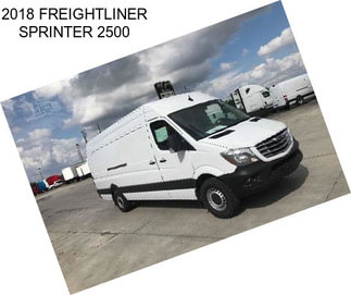 2018 FREIGHTLINER SPRINTER 2500