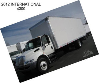 2012 INTERNATIONAL 4300