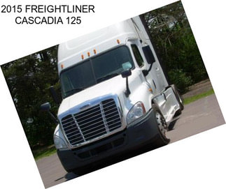 2015 FREIGHTLINER CASCADIA 125