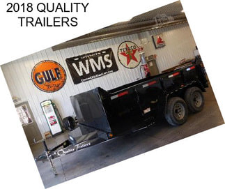 2018 QUALITY TRAILERS