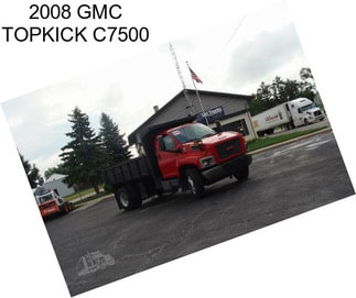 2008 GMC TOPKICK C7500