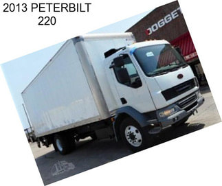 2013 PETERBILT 220