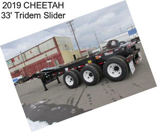 2019 CHEETAH 33\' Tridem Slider