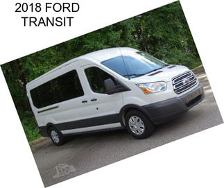 2018 FORD TRANSIT