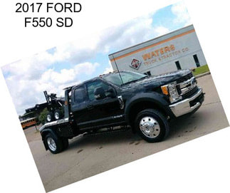 2017 FORD F550 SD