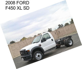 2008 FORD F450 XL SD