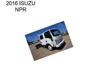 2016 ISUZU NPR