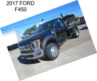 2017 FORD F450