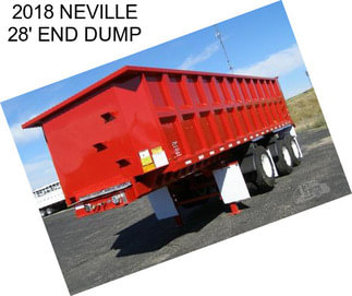 2018 NEVILLE 28\' END DUMP