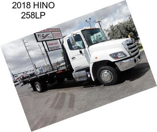 2018 HINO 258LP