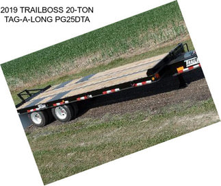 2019 TRAILBOSS 20-TON TAG-A-LONG PG25DTA