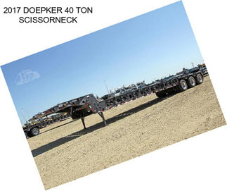 2017 DOEPKER 40 TON SCISSORNECK