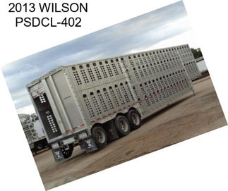 2013 WILSON PSDCL-402