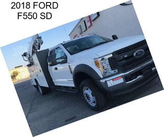 2018 FORD F550 SD